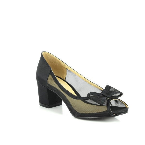 Dalessi Dansk Black Heeled Pumps