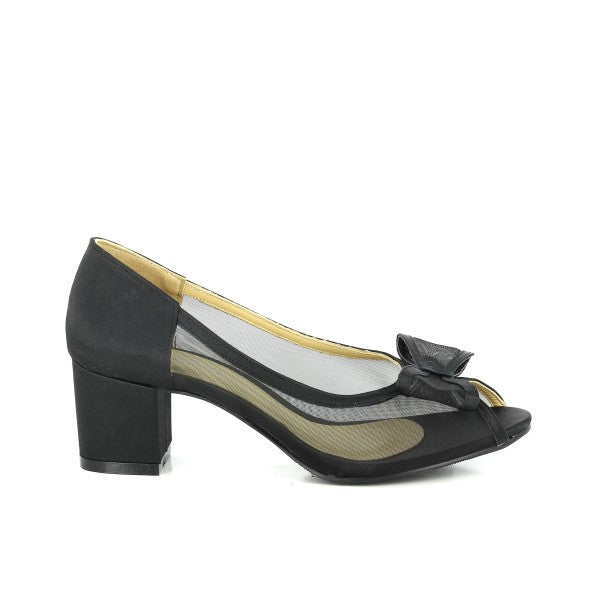 Dalessi Dansk Black Heeled Pumps