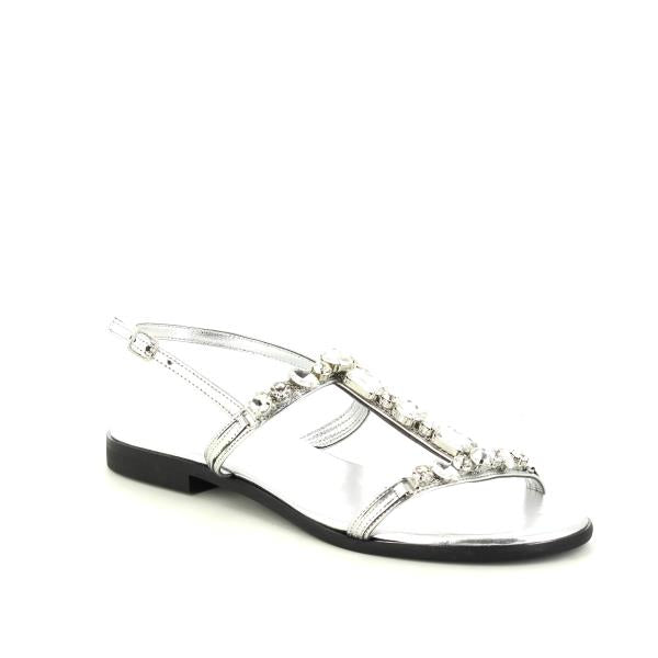 Dalessi Exceed Silver Sandals