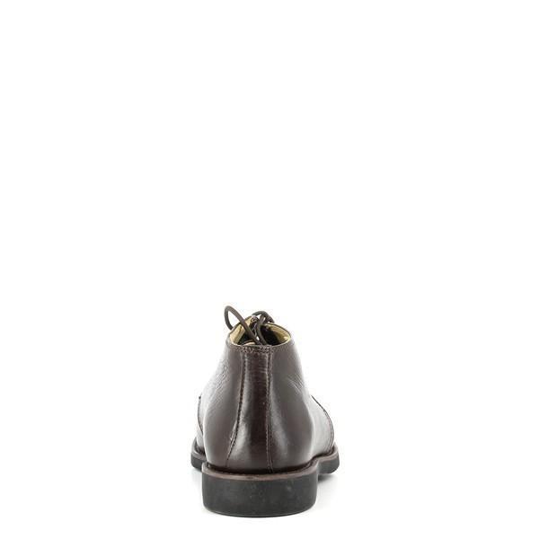 The back view highlights the 2cm heel-platform height and the soft leather welt. The non-slip rubber sole is prominently displayed, ensuring both durability and a stylish finish to the boot's design.