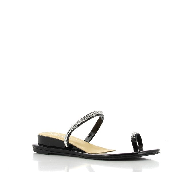 Dalessi Diamond Black Slides