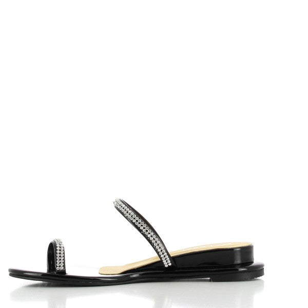 Dalessi Diamond Black Slides