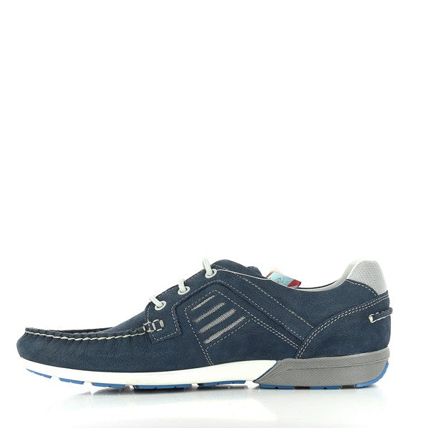 A detailed look at the shoe’s inner side, displaying the soft synthetic lining, carefully crafted seams, and the gently cushioned interior for enhanced comfort.