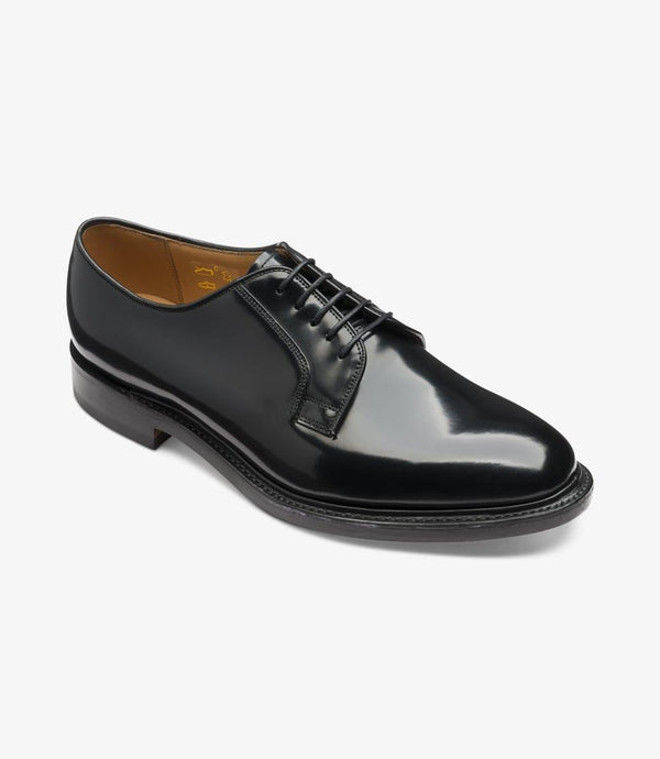LOAKE 771 BLACK DERBY LEATHER SOLE F-MEDIUM