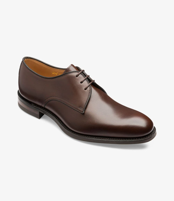 LOAKE GABLE DARK BROWN DERBY RUBBER SOLE G-WIDE