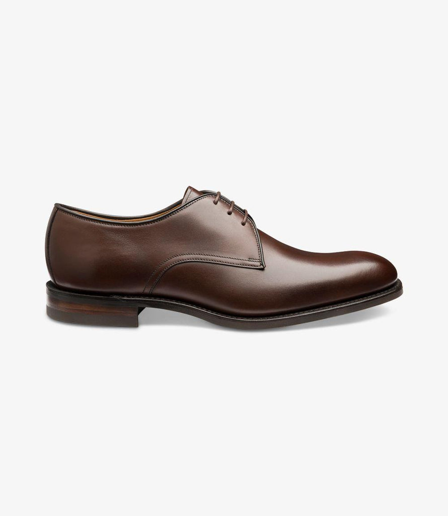 LOAKE GABLE DARK BROWN DERBY RUBBER SOLE G-WIDE