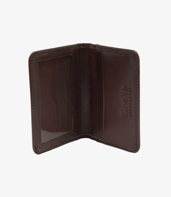 LOAKE FENCHURCH DARK BROWN WALLET