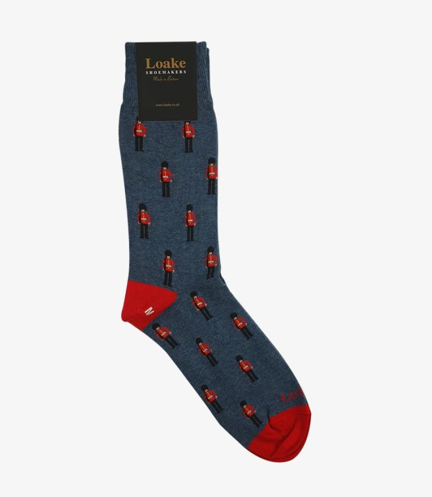 LOAKE GUARDS NAVY SOCKS
