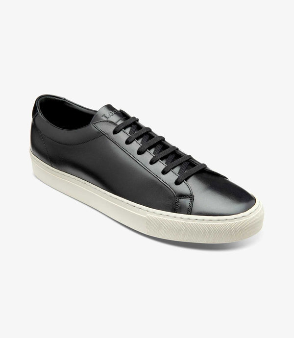 LOAKE SPRINT BLACK SNEAKER RUBBER CUP SOLE F-MEDIUM