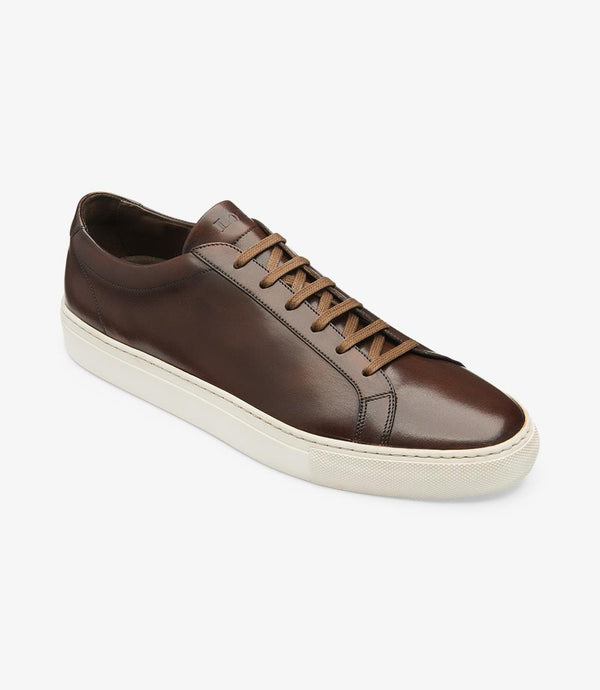 LOAKE SPRINT DARK BROWN SNEAKER RUBBER CUP SOLE F-MEDIUM