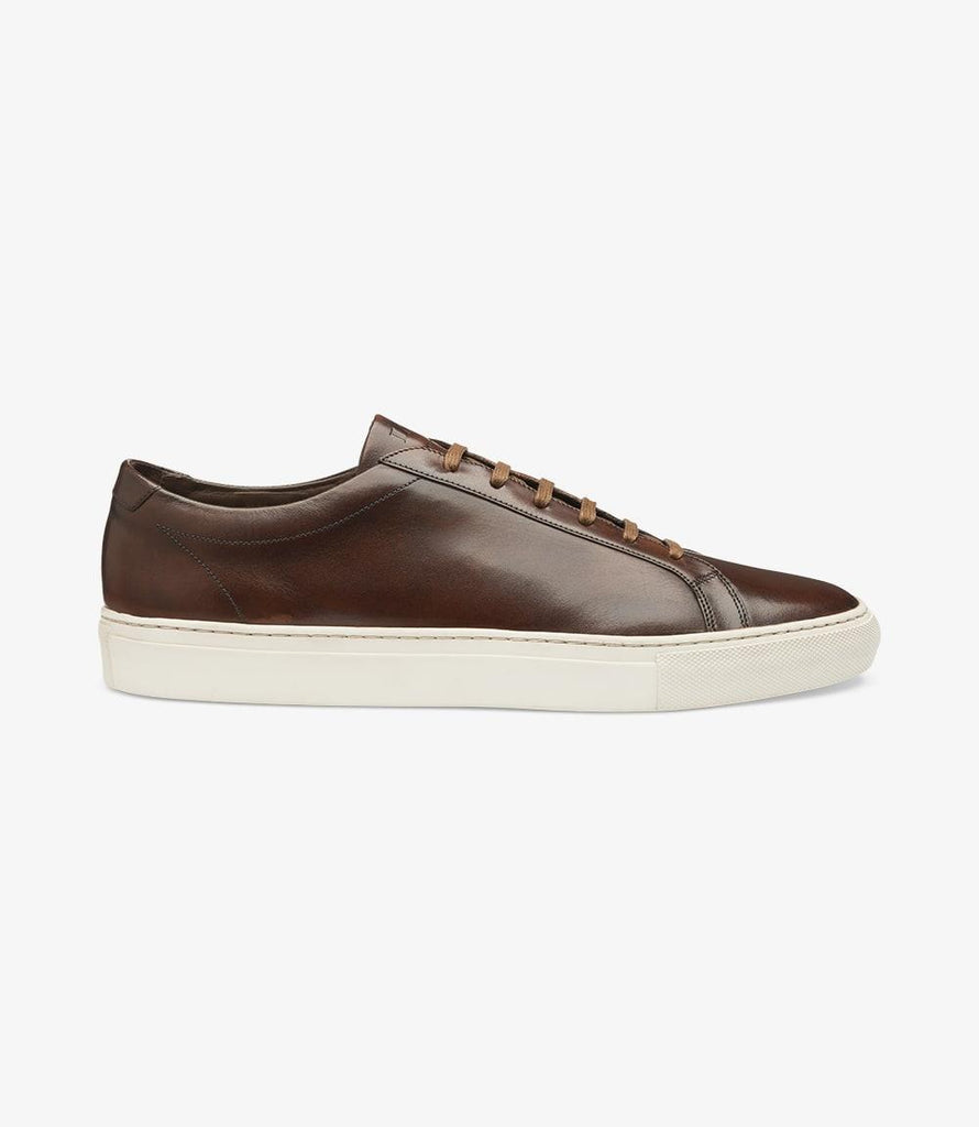 LOAKE SPRINT DARK BROWN SNEAKER RUBBER CUP SOLE F-MEDIUM