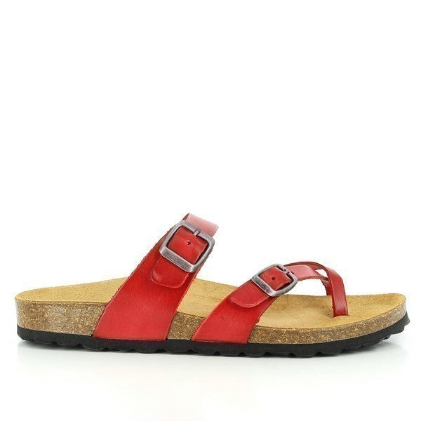 Take a closer look at the internal side of Plakton's 101032 Red Sandals, revealing the luxurious leather lining that promises exceptional comfort with each step. Meticulously crafted in Spain, these sandals prioritize both style and support, ensuring a perfect fit for the modern woman.