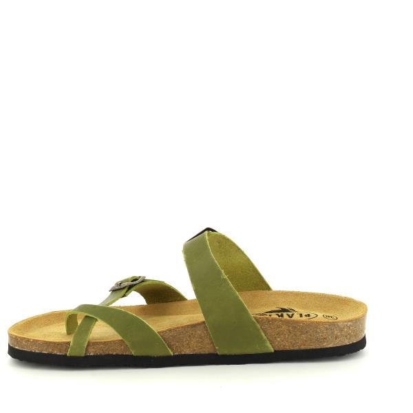 Provide a glimpse inside the sandal to showcase the leather lining and memory cushion technology for superior comfort.