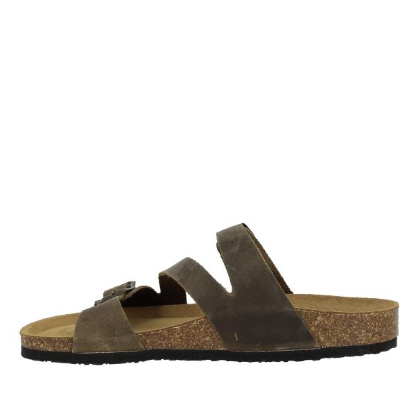 A detailed inside view revealing the anatomically shaped footbed with Memory Cushion Technology, ensuring optimal comfort and support. The leather lining emphasizes durability and a plush feel, ideal for extended wear.