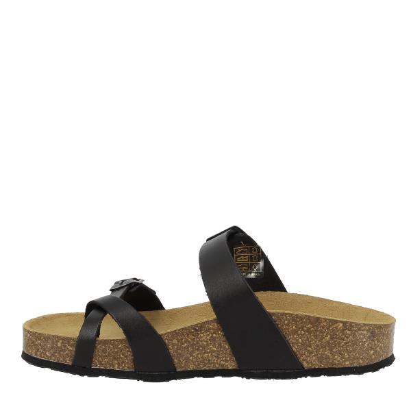 Peek inside Plakton's 341032 Black Thong Sandals. Lined with soft leather and designed with an anatomically shaped footbed, these sandals provide superior comfort and support, ensuring all-day wearability.