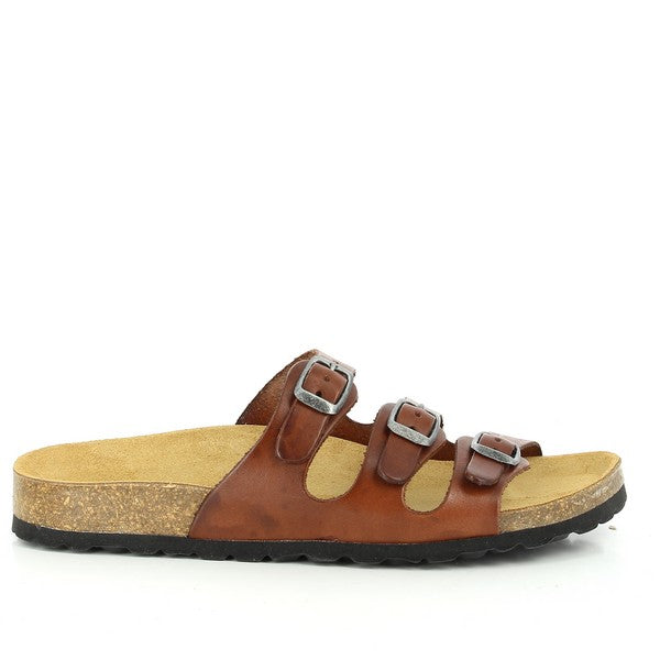 In this captivating image, Plakton's 101506 Tan Multi-Strap Sandals take center stage. Crafted with premium leather and designed with eco-friendly values, these sandals offer both style and comfort. The warm tan color and adjustable straps with buckles add a touch of sophistication to any ensemble. Experience classic support and timeless elegance with Plakton's Sandals.
