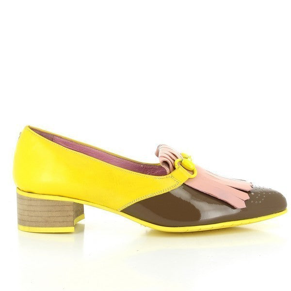 Torretti 7657-C1 PINK-BROWN-YELLOW