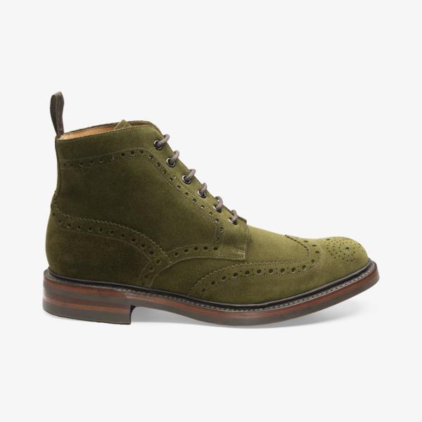 Loake BEDALE-SUEDE-DIS GREEN